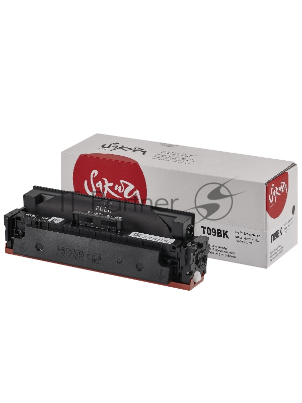 Картридж лазерный Sakura T09BK (3020C006) для Canon i-SENSYS C1127iF, C1127i, C1127P, черный, 7600 к.
