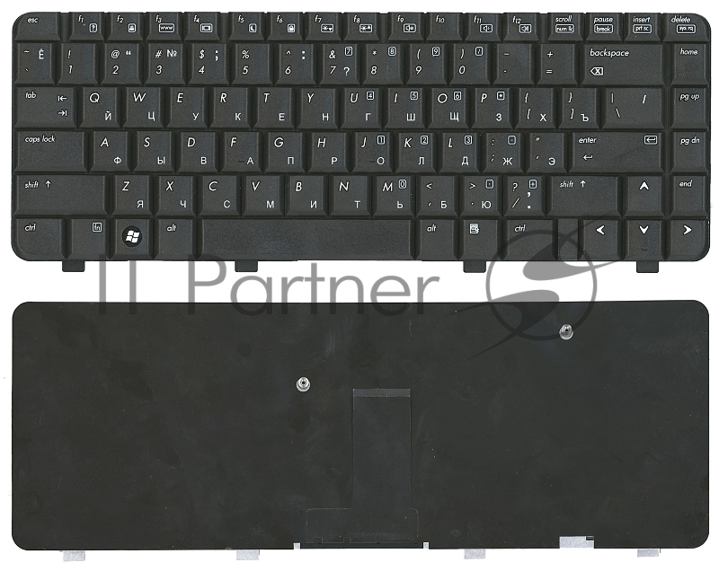 Клавиатура для ноутбука HP 530 черная