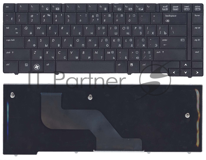 Клавиатура для ноутбука HP EliteBook 8440P 8440W черная