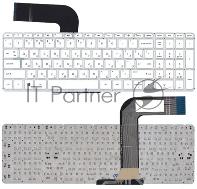 Клавиатура для ноутбука HP Pavilion 15-P 17-F белый