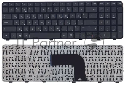 Клавиатура для ноутбука HP Pavilion DV6-7000 черная с рамкой