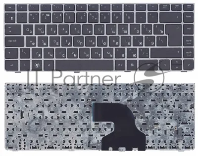 Клавиатура для ноутбука HP ProBook 4330S 4331S черная c серой рамкой