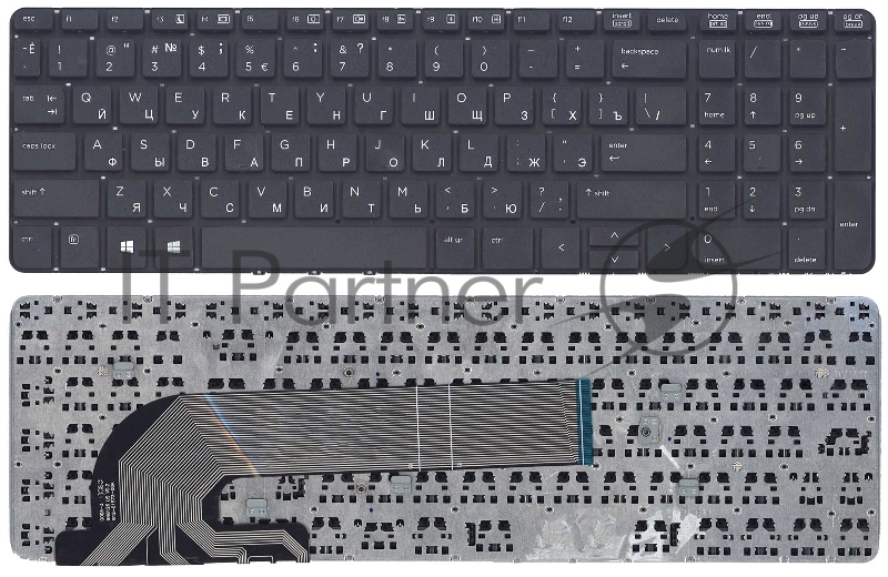 Клавиатура для ноутбука HP ProBook 450 G1 470 G1 черная