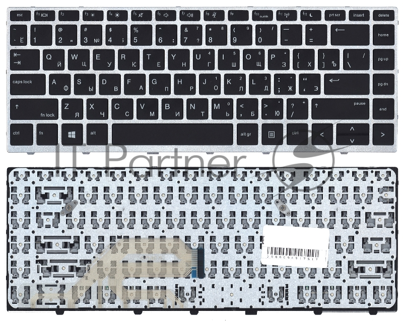 Клавиатура для ноутбука HP ProBook 640 G4 645 G4 черная
