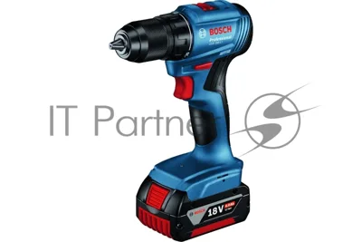 Дрель-шуруповерт Bosch GSR 185-LI, 18 В, 4 Ач, 50 Нм, бесщеточный