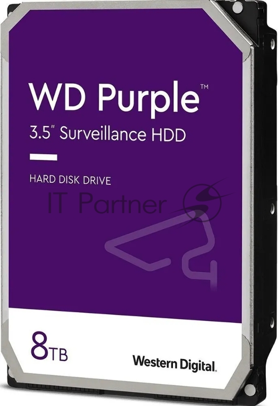 Жесткий диск WD Purple 8Tb 5640 rpm, 3.5" SATA 256MB
