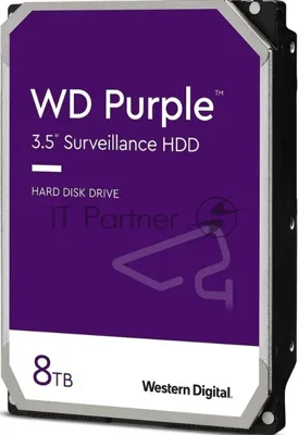 Жесткий диск WD Purple 8Tb 5640 rpm, 3.5" SATA 256MB