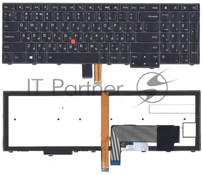 Клавиатура для ноутбука Lenovo ThinkPad Edge E531 E540 черная с подсветкой