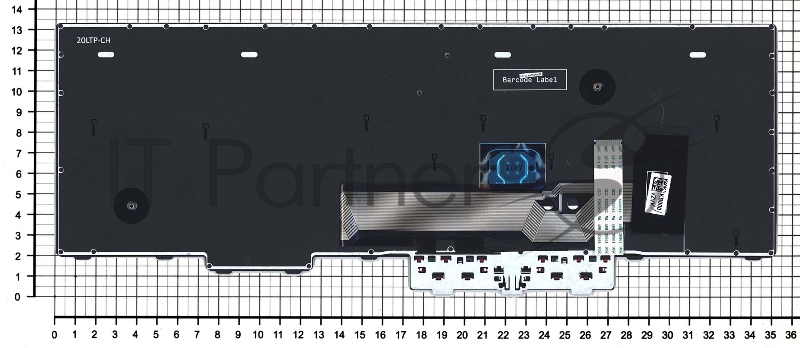 Клавиатура для ноутбука Lenovo Thinkpad P15 T15g черная
