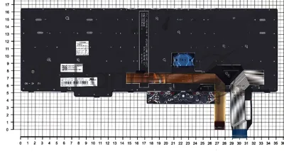 Клавиатура для ноутбука Lenovo ThinkPad T15 черная с подсветкой