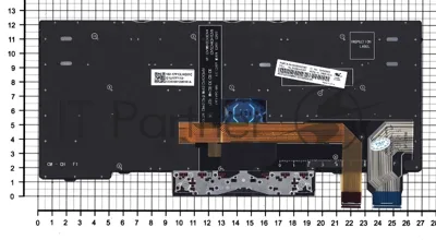 Клавиатура для ноутбука Lenovo ThinkPad X13 Yoga Gen 1 черная с подсветкой