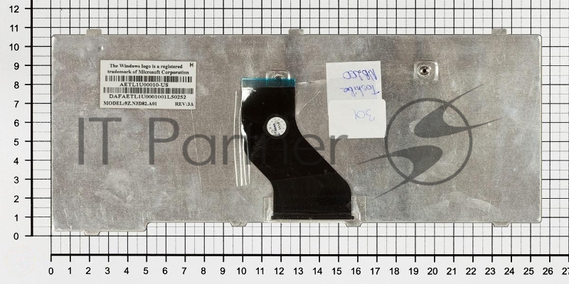 Клавиатура для ноутбука Toshiba Portege T110, Satellite Pro T110, mini NB200 NB255 NB300 черная