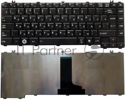 Клавиатура для ноутбука Toshiba Satellite C600 L600 L630 L640 C640 черная