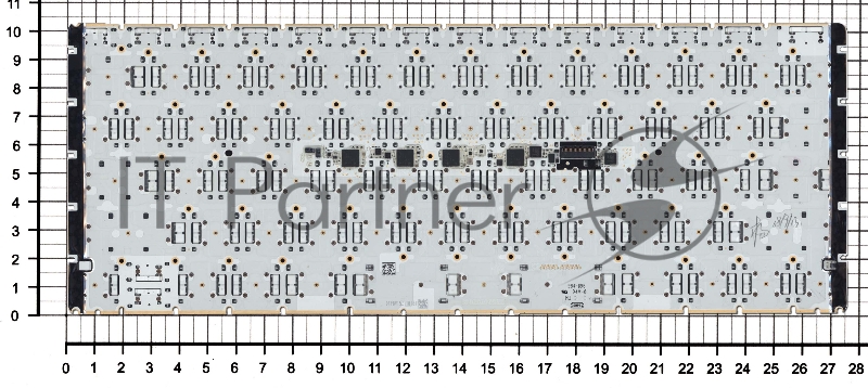 Клавиатура для ноутбука MacBook 12" A1534 2015+ Small Enter черная