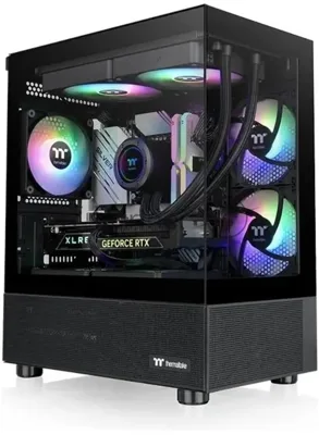 Компьютерный корпус Thermaltake View 170 TG ARGB черный без БП mATX 4x120мм 2x140мм 1x200мм 2xUSB3.0 audio bott PSU