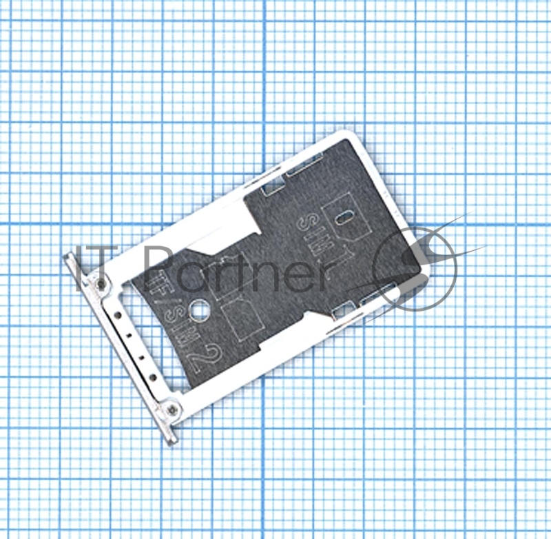 Лоток для SIM-карты Xiaomi Redmi Note 3 Pro Серебро