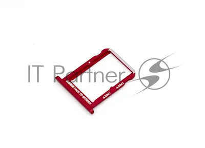 Лоток для SIM-карты Xiaomi Mi 6X красный