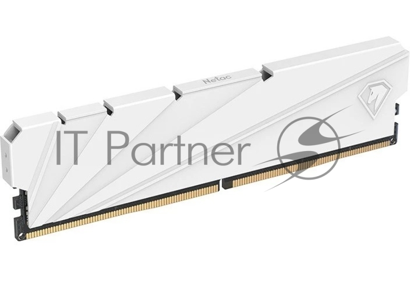 Оперативная память NETAC, DDR4, 16Gb (2x8GB), 3600MHz, CL18, DIMM, с радиатором, белый