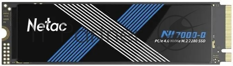 Накопитель SSD Netac NV7000-Q, 1Tb, M.2 2280, PCIe 4.0 x4, NVMe, R/W 7100/6200, с радиатором