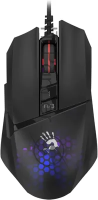 Мышь проводная A4Tech Bloody W65 Max Mini черный, 12000 dpi, USB, кнопки - 9