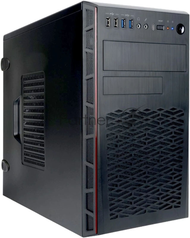 Компьютерный корпус Mini Tower InWin EMR065 черный 500W PM-500ATX U3.0*2+U2.0*2+A(HD)+intrusion switch mATX