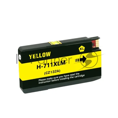 Картридж струйный NVPrint 711 (NV-CZ132A) Yellow для HP Designjet T120/T520 (27 мл) совместимый