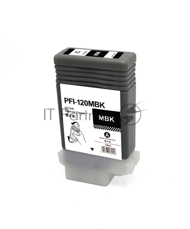 Картридж струйный NVPrint PFI-120MBK (NV-2884C001) Matte Black для Canon imagePROGRAF TM-200/205/300/305 (130 мл) совместимый