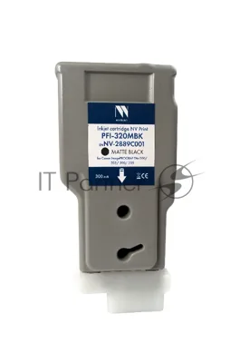 Картридж струйный NVPrint PFI-320MBK (NV-2889C001) Matte Black для Canon ImagePROGRAF TM-200/205/300/305 (300 мл) совместимый