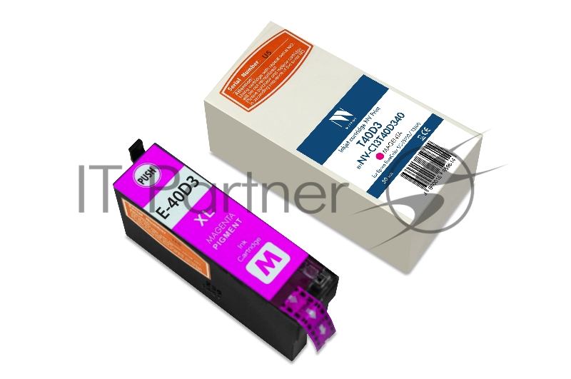 Струйный картридж NVPrint T40D3 (NV-C13T40D340) Magenta для Epson SureColor SC-T5100/T3100 (50 мл) совместимый
