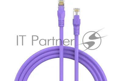 Патч-корд Vention прямой SFTP cat.6A, RJ45 - 0,3 м. Фиолетовый