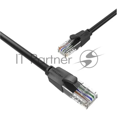 Патч-корд Vention прямой UTP cat.6, RJ45 - 8м. черный