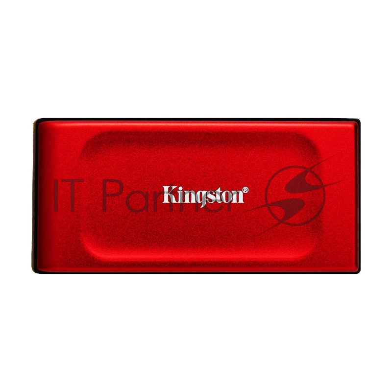 Внешний SSD Kingston XS1000, 2TB, USB 3.2 Gen 2 Type-C, R/W 1050/1000, красный