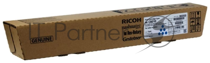 Тонер картридж Голубой IM C6010/Print Cartridge Cyan IM C6010