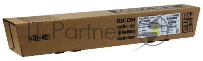 Тонер картридж Желтый M C6010/Print Cartridge Yellow IM C6010
