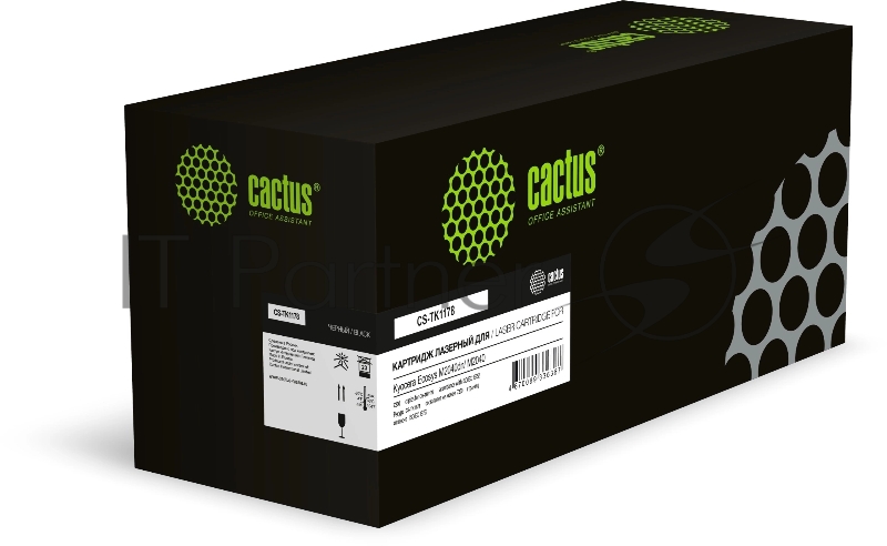 Картридж лазерный Cactus CS-TK1178 TK1178 ASIA CN черный (7200 стр.) для Kyocera Ecosys M2040DN/M2540DN/M2640IDW