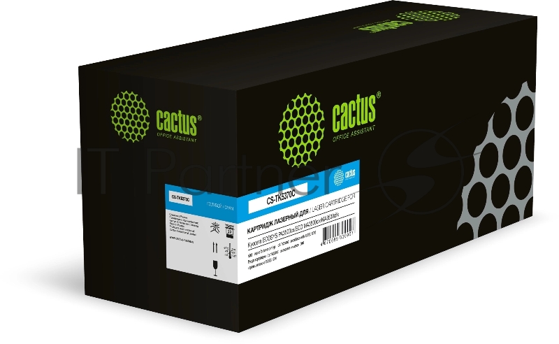 Картридж лазерный Cactus CS-TK5370C (TK-5370C) голубой (5000 стр.) для Kyocera ECOSYS PA3500cx/ECO MA3500cix/MA3500cifx
