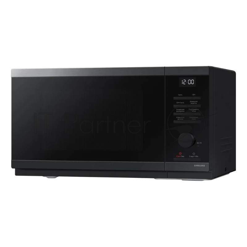 Микроволновая печь Samsung MG23DG4524AGBW черный, 23 л, 800 Вт, переключатели - кнопки, поворотный механизм