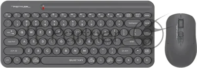 Комплект клавиатура+мышь A4Tech FStyler FG3200 Air2 беспроводной, USB, 2000 DPI, серый