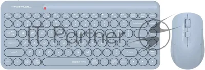 Комплект клавиатура+мышь A4Tech FStyler FG3200 Air2 беспроводной, USB, 2000 DPI, синий