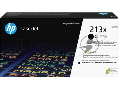 Картридж лазерный HP 213X Black High Yield Original LaserJet Toner Cartridge