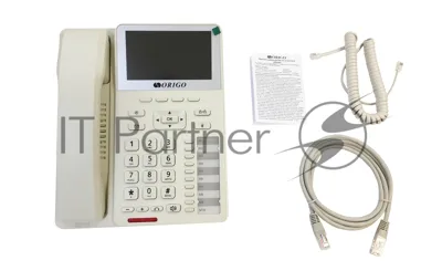Телефон ORIGO IP-телефон с цветным дисплеем 4.3", 1x1000Base-T PoE, 1x1000Base-T, 4 SIP-аккаунта