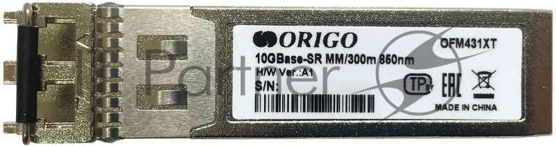 Трансивер ORIGO OFM431XT SFP+ Transceiver, 10Gbase-SR, Duplex LC, 850nm, Multi-mode, 300M