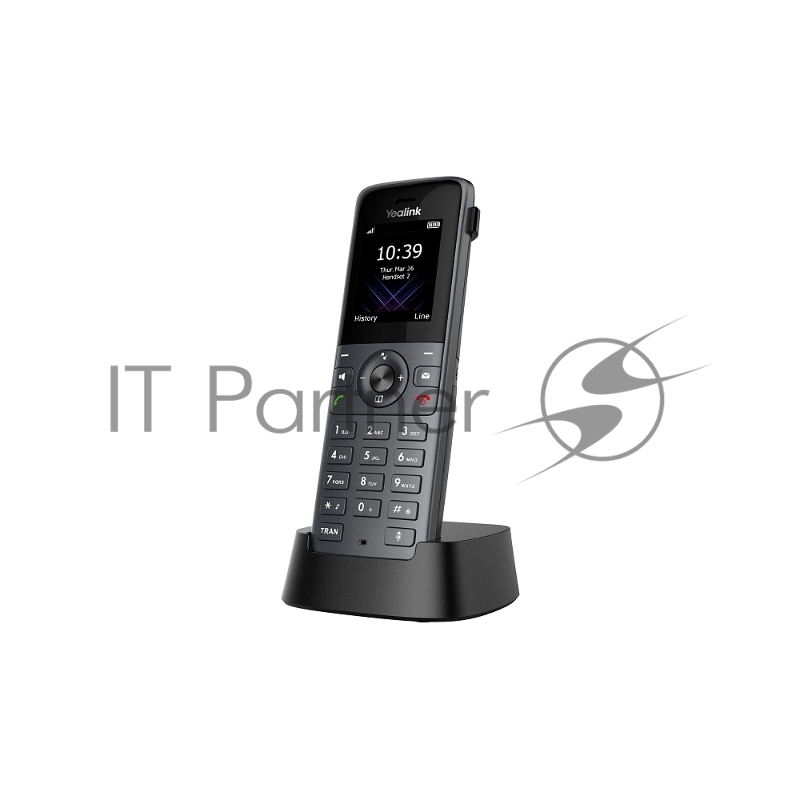 Телефон DECT-трубка Yealink W74H черный