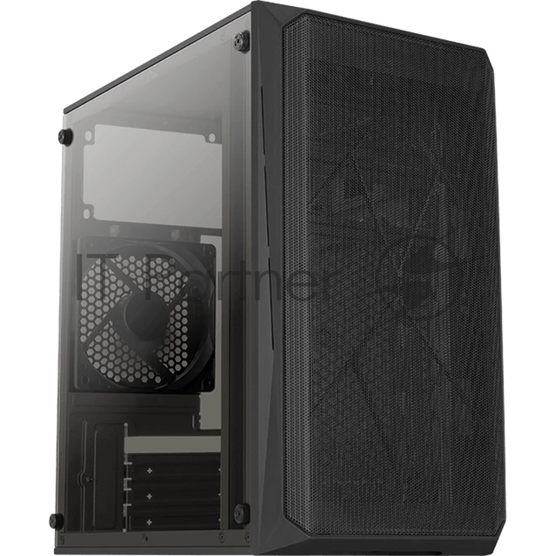 Компьютерный корпус Aerocool/Formula CS-107 черный без БП mATX 1x120мм 1xUSB 2.0 1xUSB 3.0 audio