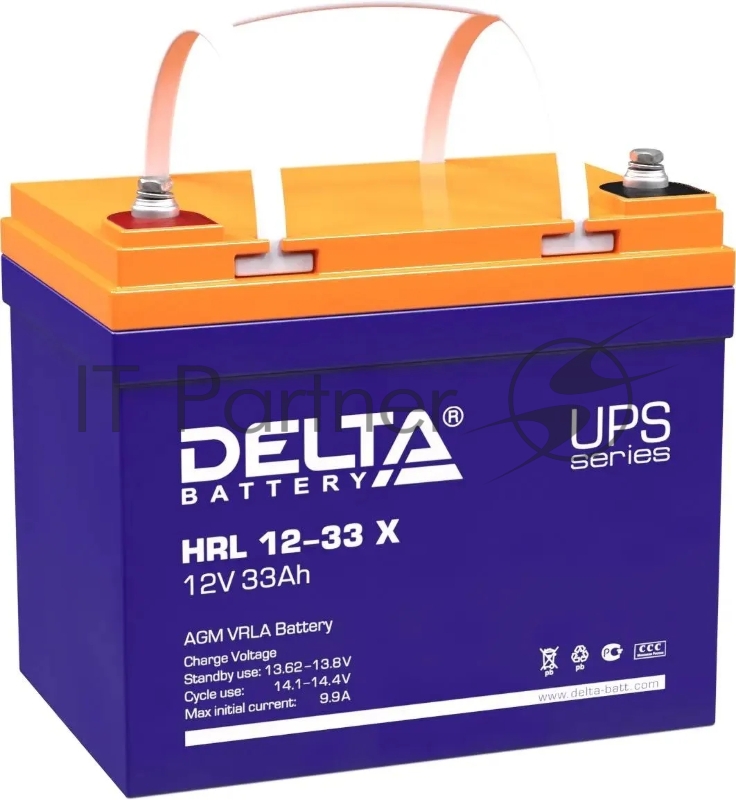 Батарея для ИБП Delta HRL 12-33 X 12В 33А·ч