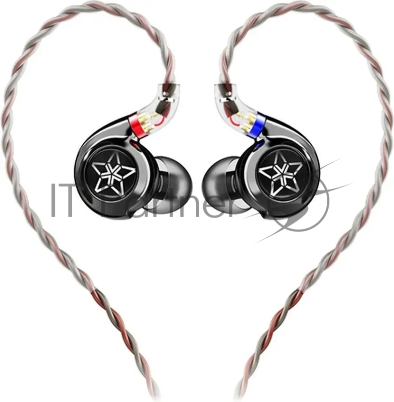 Проводные наушники FiiO FH11 черный, внутриканальные, Jack 3.5 мм