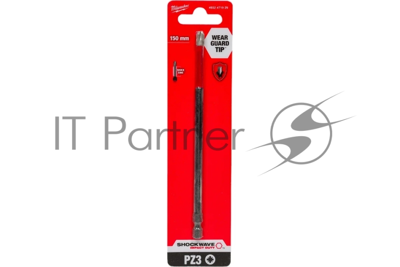 Бита Milwaukee Shockwave PZ3 150мм (4932471929)