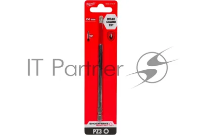 Бита Milwaukee Shockwave PZ3 150мм (4932471929)
