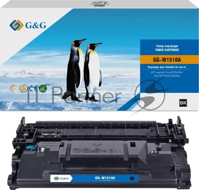 Картридж лазерный G&G GG-W1510A черный (3050 стр.) для HP LJ Pro 4003n/dn/dw/MFP4103 fdn/fdw