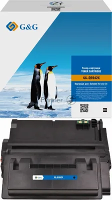 Картридж лазерный G&G GG-Q5942X черный (20 000 стр.) для HP LJ 4250/4250N/4250TN/4250DTN/4250DTNSL/4350/4350N/4350TN/4350DTN/4350DTNSL/4200/4200N/4200TN/4200DTN/4200DTNS/4200DTNSL/4300/4300N/4300TN/4300DTN/4300DTNS/4300DTNSL/4345 MFP/4345x MFP/4345xs MFP/4345xm MFP/M4345xm MFP/M4345xs MFP